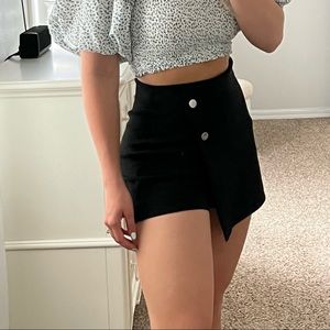 Zara black skort